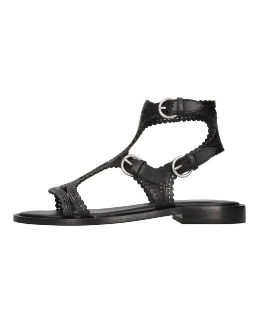 Ash Black Flat Shoes
