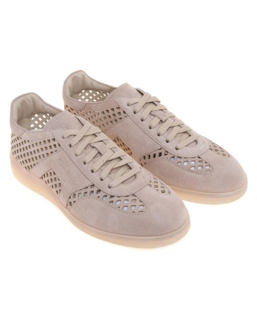 Santoni Gray Sneakers