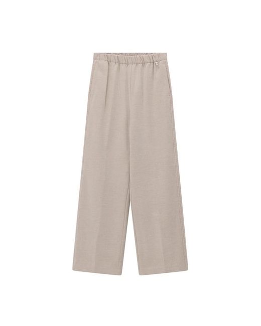 Herno Gray Wide Trousers