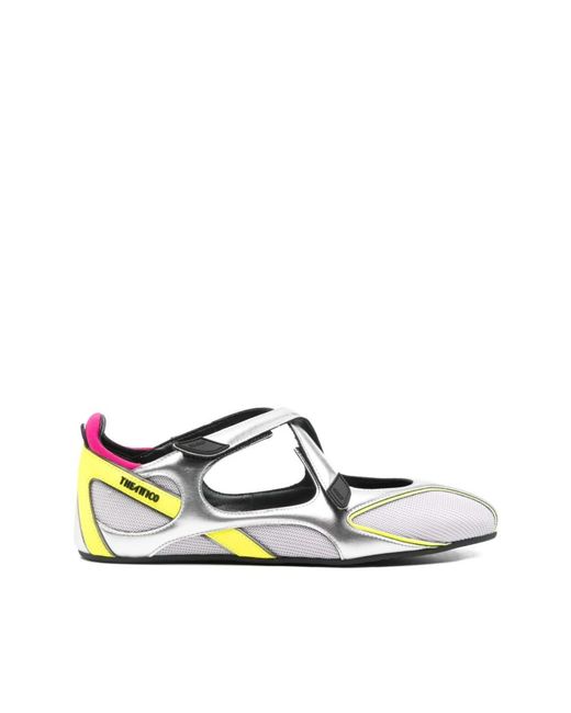 The Attico Multicolor Ballerinas
