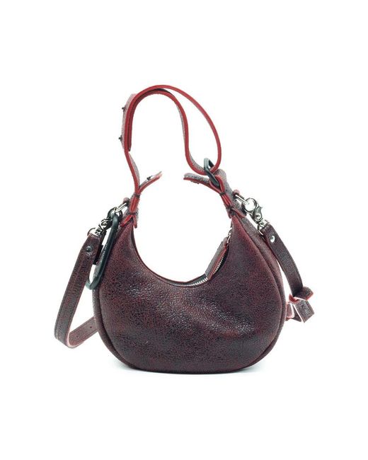 Vic Matié Purple Rote handtasche mit riss-effekt