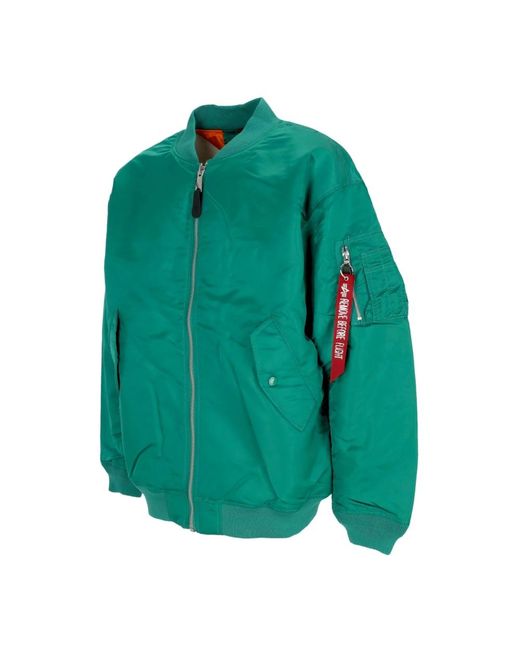Alpha Industries Green Bomber Jackets
