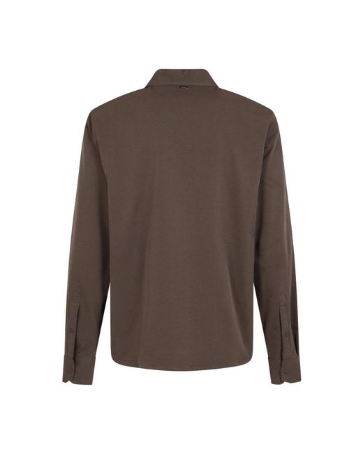 Herno Brown Casual Shirts for men