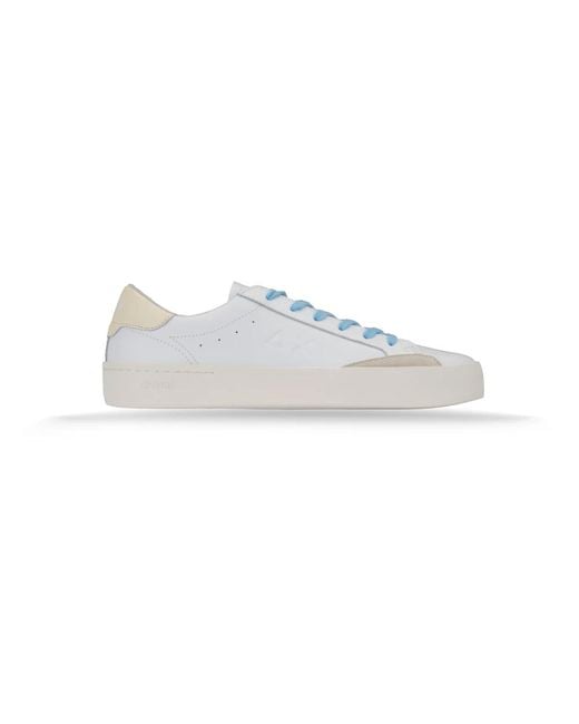Sun 68 Sneakers in het White voor heren