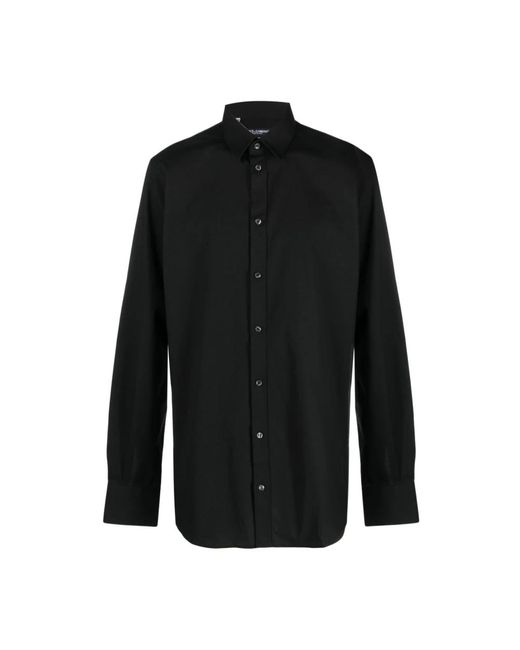 Dolce & Gabbana Casual Shirts in het Black voor heren