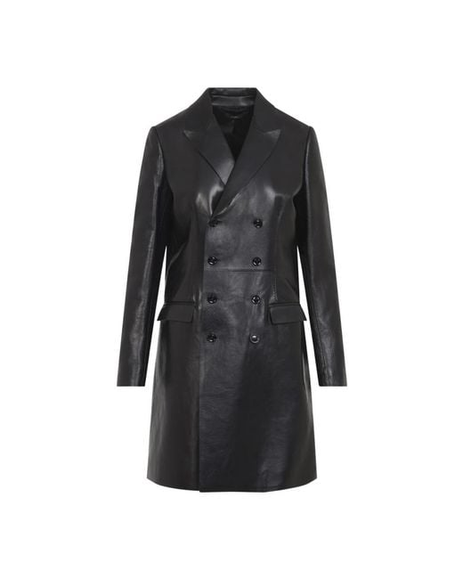 Tom Ford Black Double-Breasted Coats
