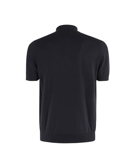 Paolo Pecora Polo shirt in Black für Herren