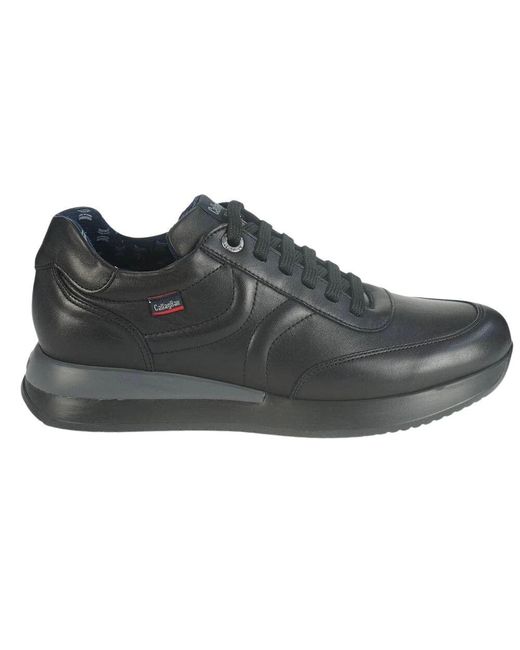 Callaghan Leder-Sneaker Mit Patentierter Gummisohle in Black für Herren