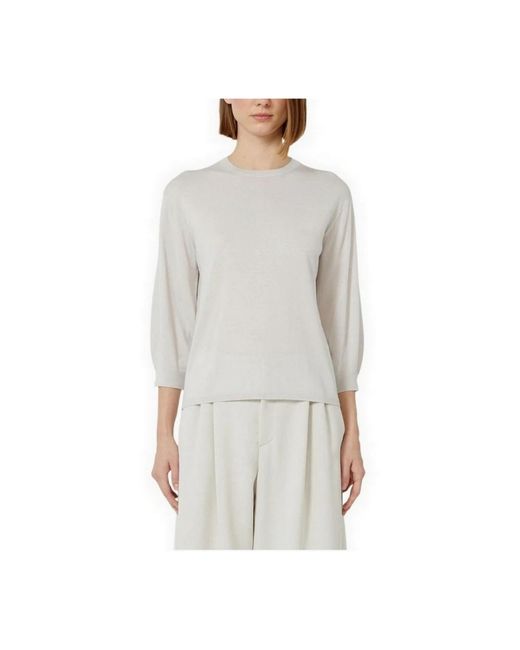 Max Mara Sweater in het White