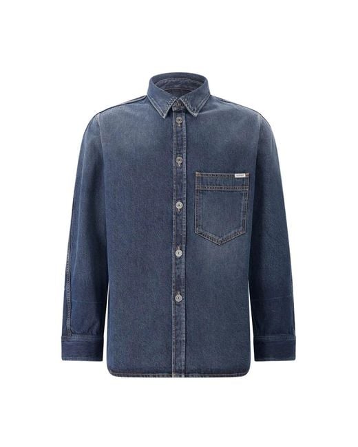Denim Shirts Givenchy de hombre de color Blue