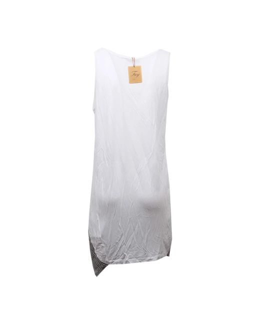 Fay Gray Sleeveless Tops