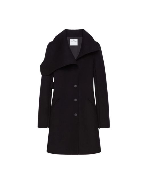 Single-Breasted Coats Courreges en coloris Black