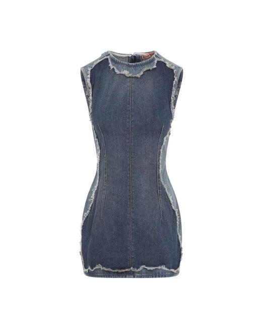 Acne Blue Short Dresses