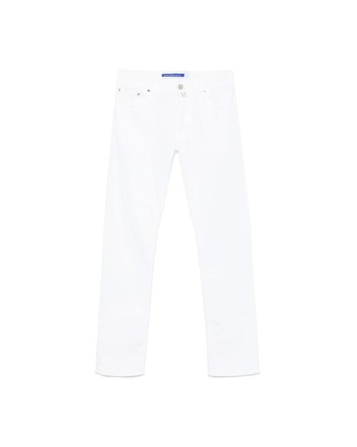 Slim-Fit Jeans di Jacob Cohen in White da Uomo