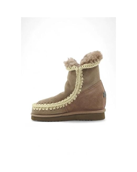 Mou Natural Winter Boots