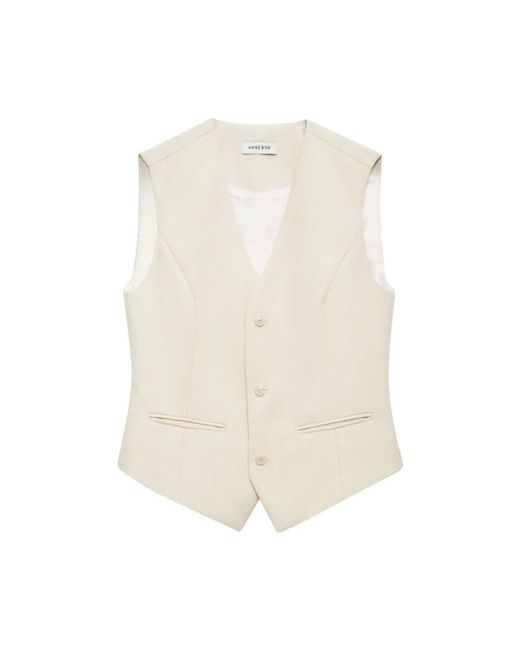 Anine Bing White Vests