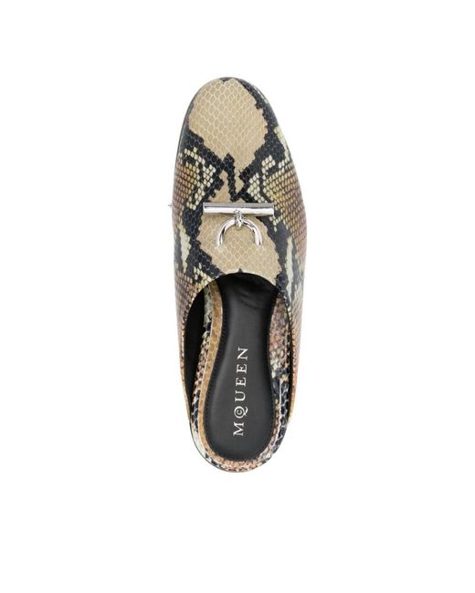 McQueen Brown Mules