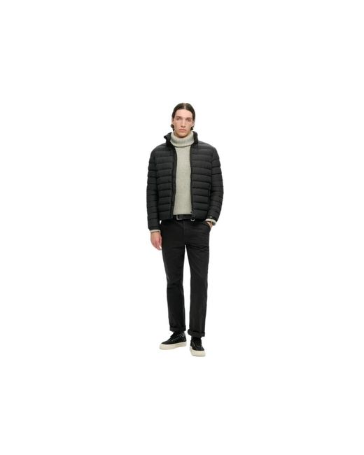 Superdry Jassen ,Zwart ,Polyester Fuji Quilted Jacket in het Black voor heren