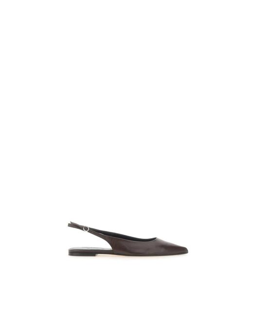 Aeyde Brown Ballerinas