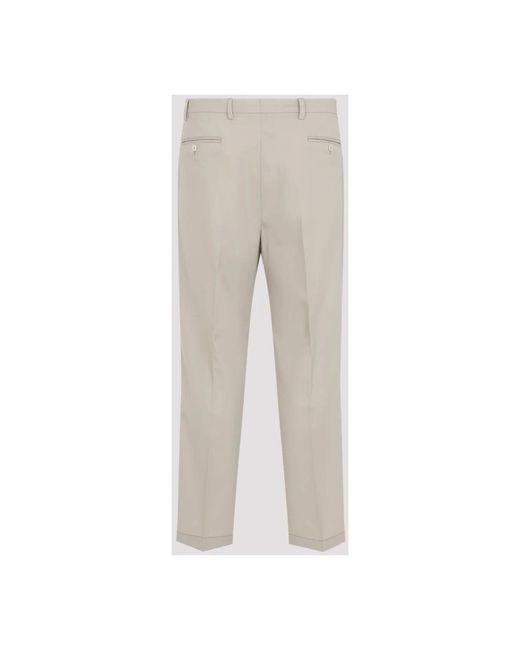 Prada Gray Suit Trousers for men