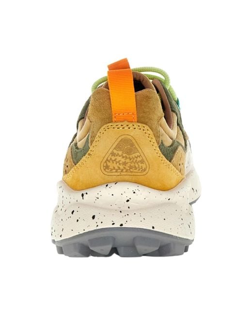 Flower Mountain Green Sneakers for men