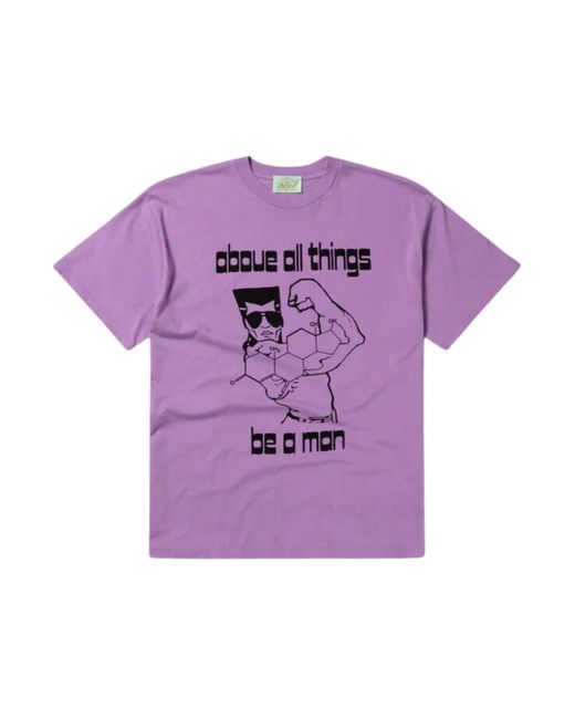 Aries Grafik print tee, iris t-shirt in Purple für Herren