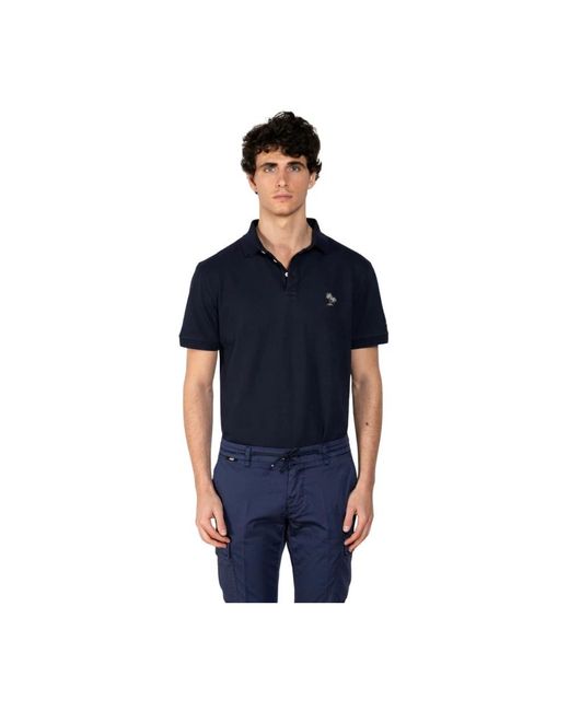 Mason's Leopardi Polo in het Blue voor heren