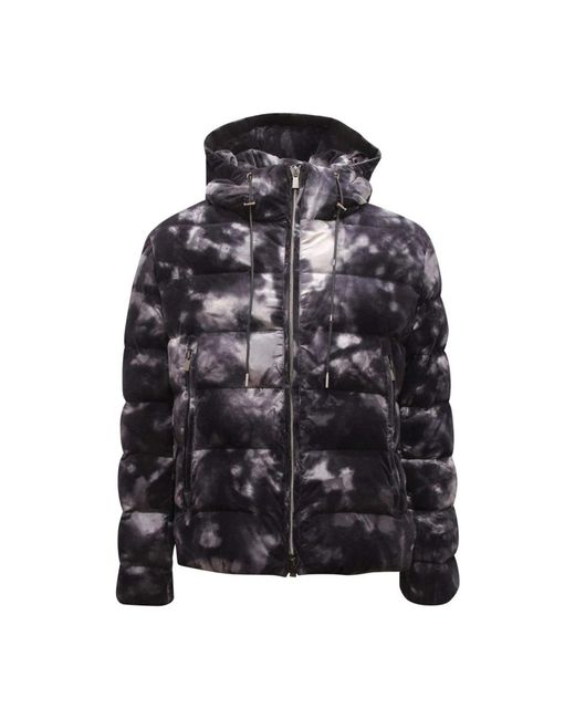 Tatras Samt Daunenjacke Mit Abnehmbarer Kapuze in Black für Herren