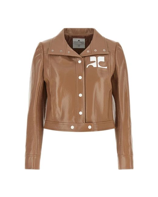 Courreges Brown Light Jackets