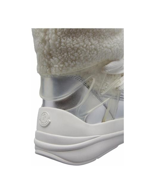 Moncler Gray Winter Boots