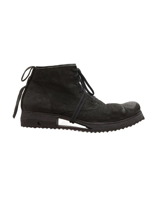 Boris Bidjan Saberi Lace-Up Boots in het Black voor heren