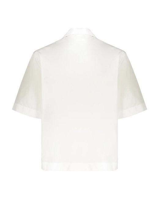 Givenchy White Short Sleeve Shirts for men