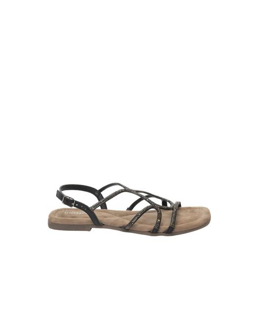 Flat Sandals Gioseppo en coloris Black