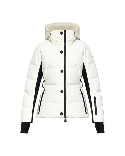 Moncler Fitness ,Wit ,Leer Grenoble Performance & Style Jas in het White