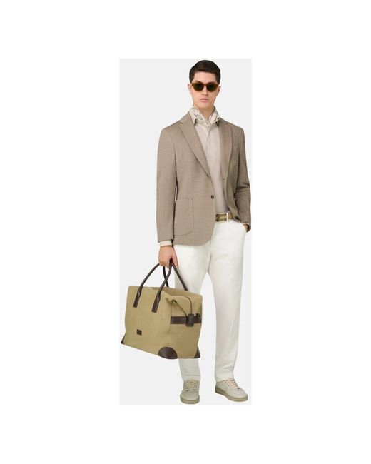 Boggi Bari Jacket in het Natural voor heren