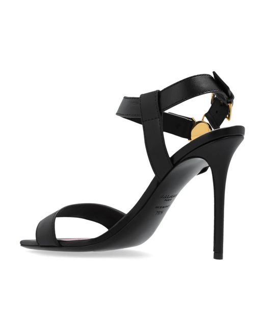 Shoes > sandals > high heel sandals Balmain en coloris Black