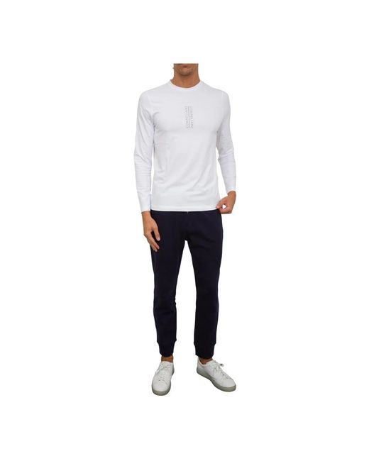 Corneliani Blue Sweatpants for men