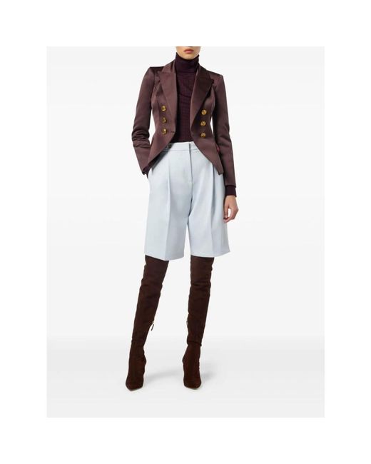 Elisabetta Franchi Bordeaux Bovenkleding Aw25 in het Purple