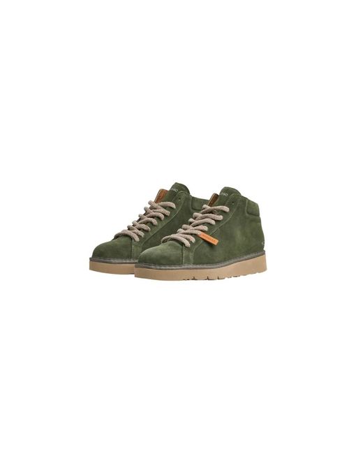 Pànchic Green Lace-Up Boots for men
