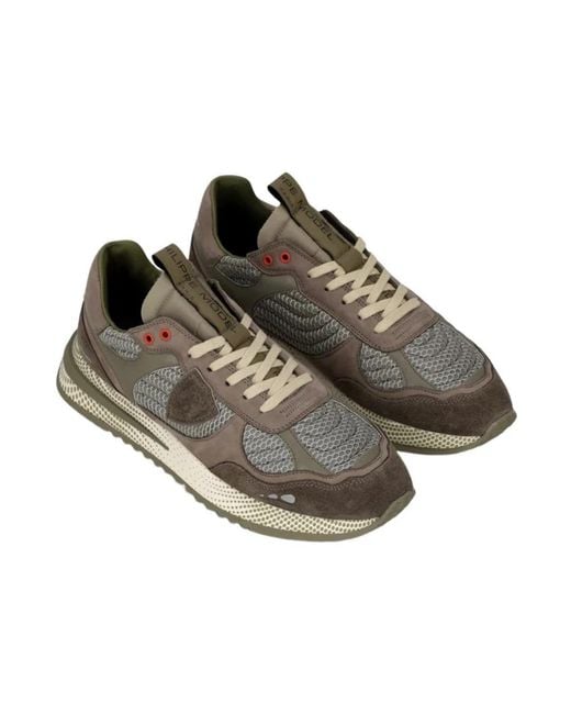 Philippe Model Brown Sneakers for men