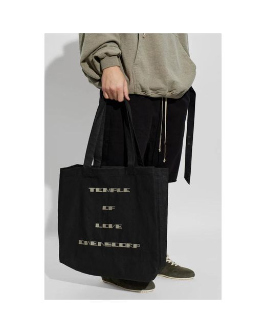 Rick Owens Black Tote Bags for men