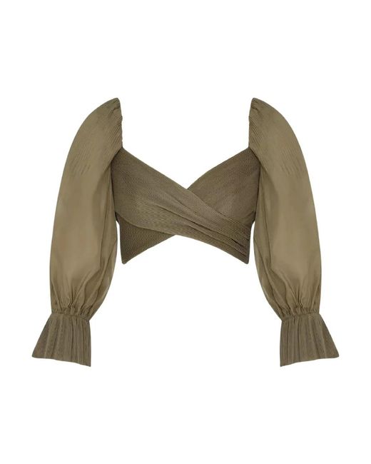 Zimmermann Green Blouses