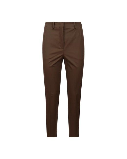 Incotex Brown Slim-Fit Trousers