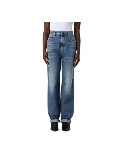 Golden Goose Deluxe Brand Blue Straight Jeans