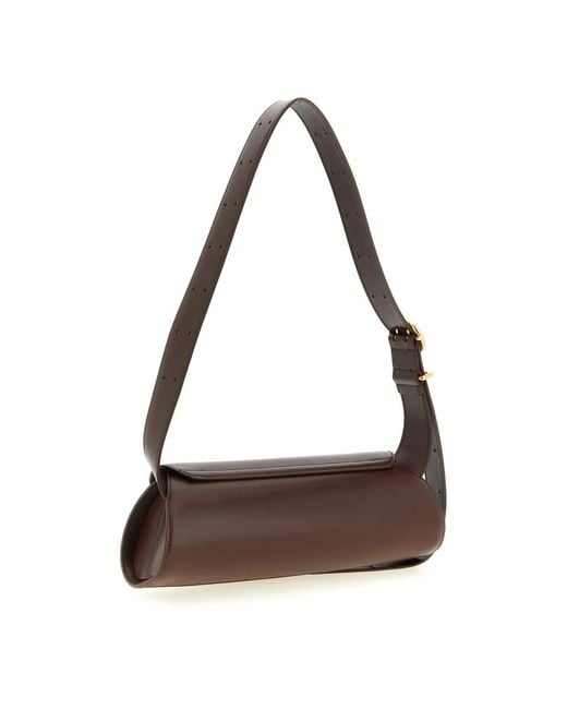Jil Sander Brown Shoulder Bags
