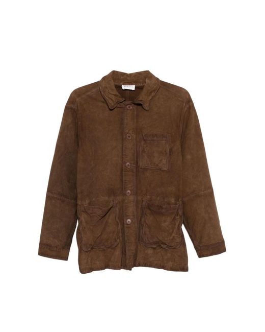 P.A.R.O.S.H. Brown Leather Jackets
