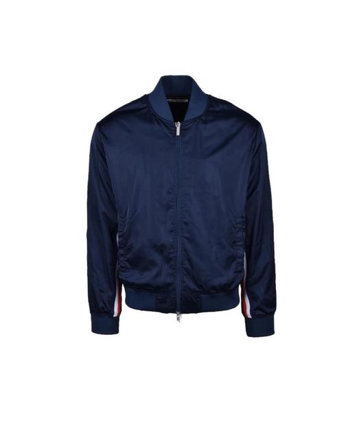 Bikkembergs Blue Bomber Jackets for men