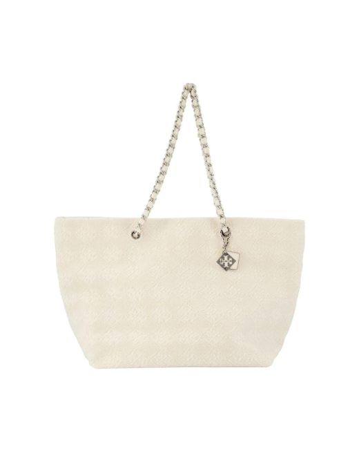 Tory Burch Tote Bags in het Natural