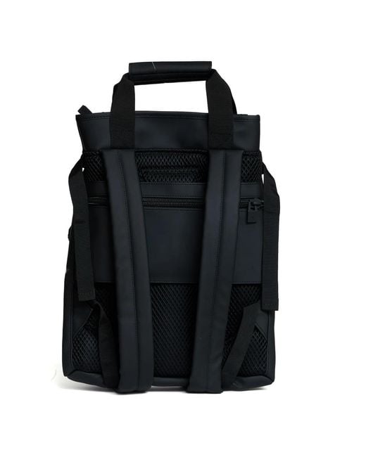Backpacks di Rains in Black da Uomo