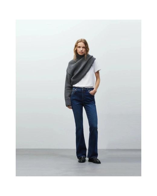 Closed Jeans ,Blauw ,Katoen Jovanna Flared Jeans in het Blue
